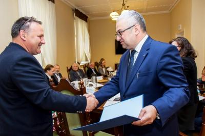 Burmistrz Paweł Macha w wojewódzkim zespole ds. rozwijania żeglugi śródlądowej